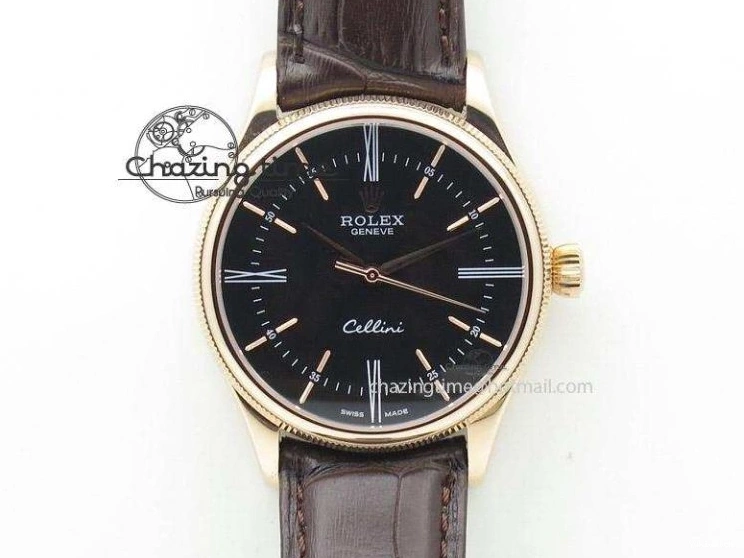 Best Dial ARF Clone Black Gold Rubber Rose On 1:1 Edition Super V2 Daytona 116515 Strap A4130 0225